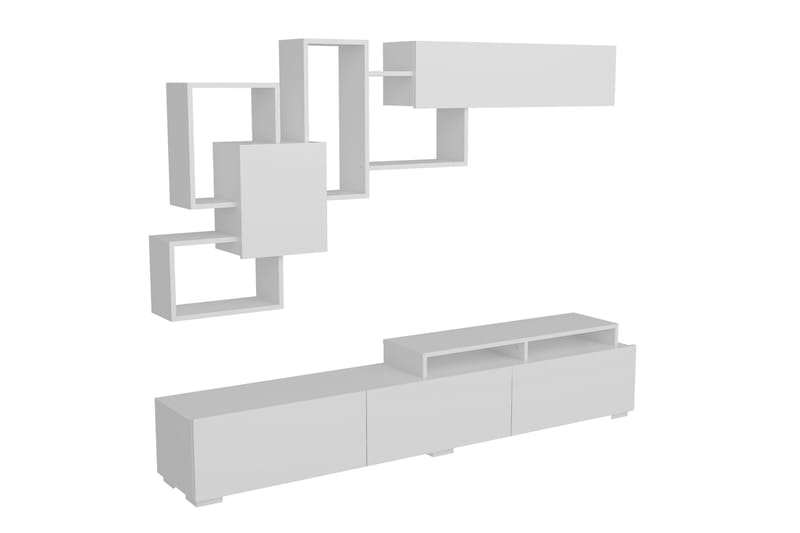 Decorotika Mediaförvaring - Vit - Möbler - Tv möbel & mediamöbel - TV-möbelset