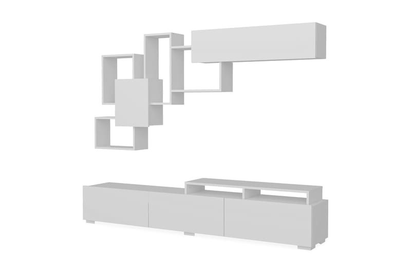 Decorotika Mediaförvaring - Vit - Möbler - Tv möbel & mediamöbel - TV-möbelset