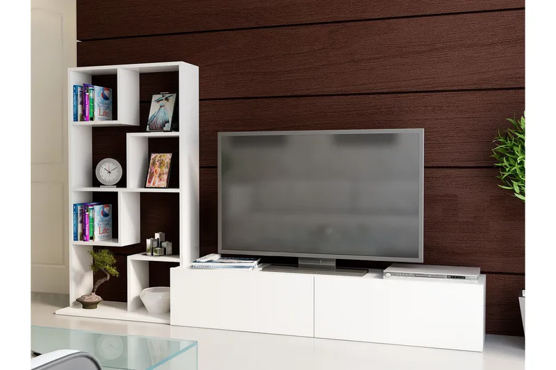 Decorotika Tv-bänk - Vit - Möbler - Tv möbel & mediamöbel - TV-möbelset