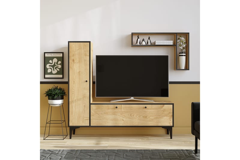 Desgrar Tv-möbelset 118x49 cm - Blå - TV-möbelset