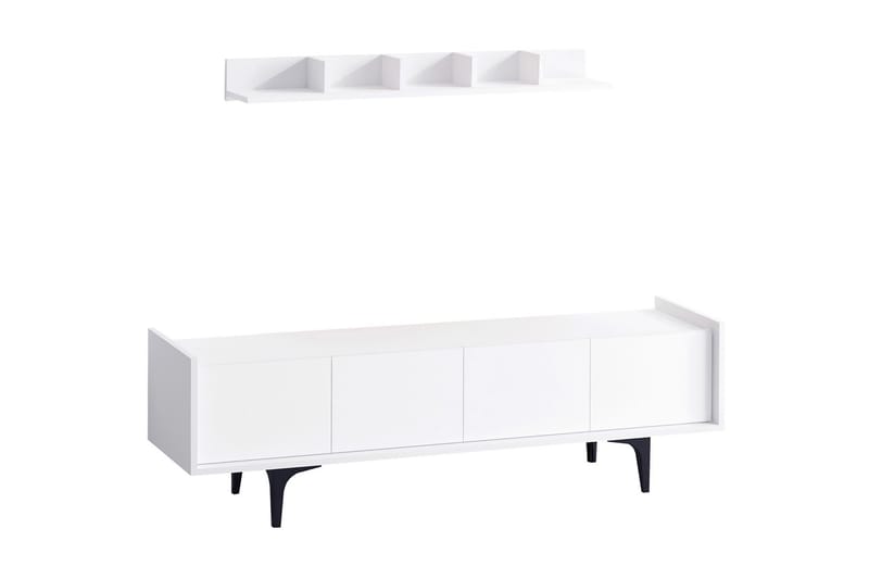 Desgrar Tv-möbelset 150x57 cm - Vit - TV-möbelset