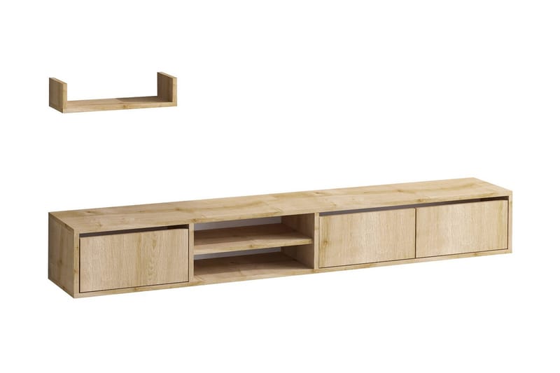 Desgrar Tv-möbelset 180x25 cm - Natur - Möbler - Tv möbel & mediamöbel - TV-möbelset