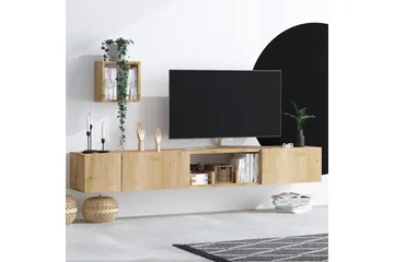 Desgrar Tv-möbelset 180x25 cm - Natur - Möbler - Tv möbel & mediamöbel - TV-möbelset