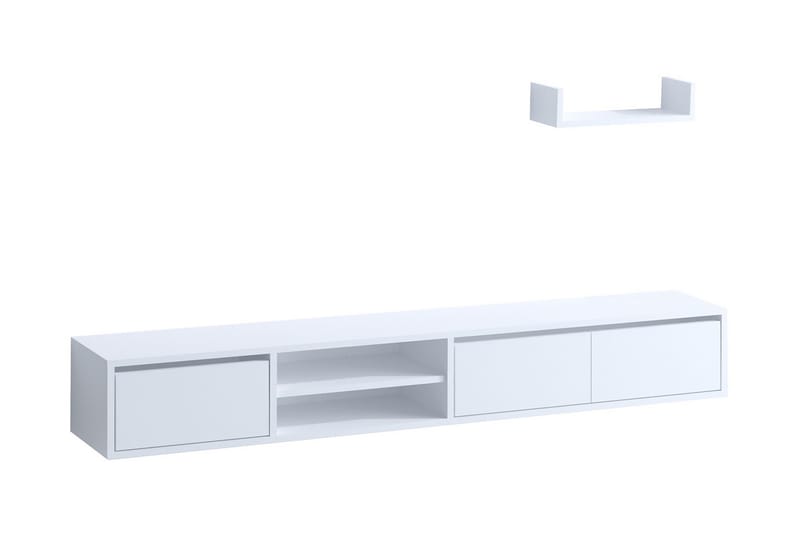 Desgrar Tv-möbelset 180x25 cm - Vit - Möbler - Tv möbel & mediamöbel - TV-möbelset