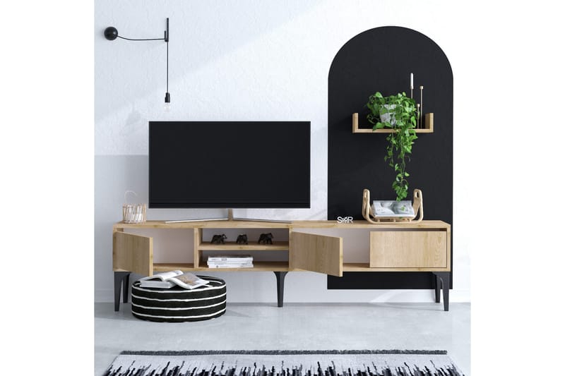 Desgrar Tv-möbelset 180x50 cm - Blå - TV-möbelset