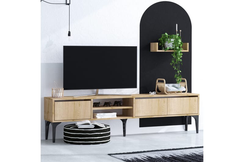 Desgrar Tv-möbelset 180x50 cm - Blå - TV-möbelset