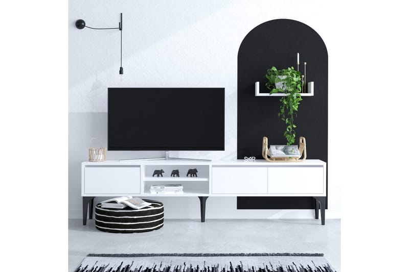 Desgrar Tv-möbelset 180x50 cm - Vit - Möbler - Tv möbel & mediamöbel - TV-möbelset