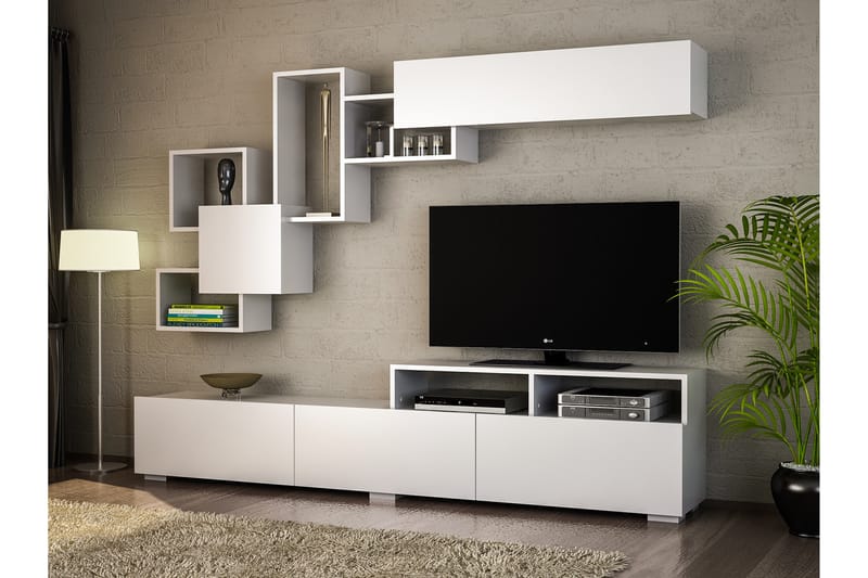 Elimand Tv-bänk - Vit - Möbler - Tv möbel & mediamöbel - TV-möbelset
