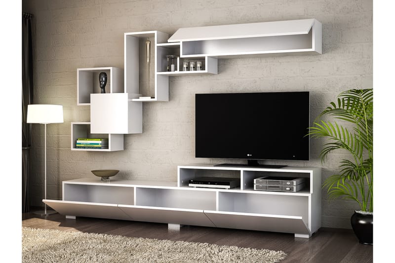 Elimand Tv-bänk - Vit - Möbler - Tv möbel & mediamöbel - TV-möbelset