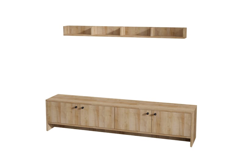 Falesia Tv-möbelset 180 cm - Natur/Brun - Möbler - Tv möbel & mediamöbel - TV-möbelset