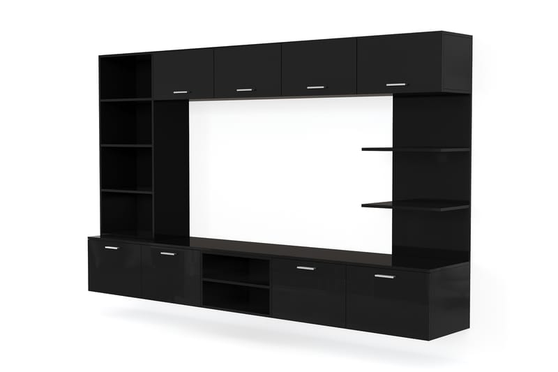 Garve Tv-Möbelset 41x240 cm - Svart - TV-möbelset