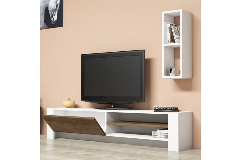 Gersby TV-Möbelset 160 cm - Brun - Möbler - Tv möbel & mediamöbel - TV-möbelset