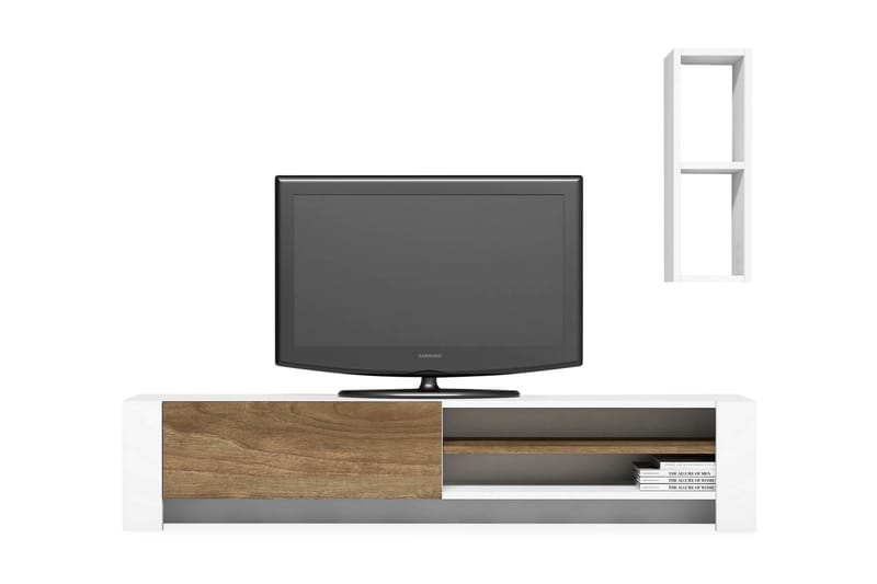 Gersby TV-Möbelset 160 cm - Brun - Möbler - Tv möbel & mediamöbel - TV-möbelset