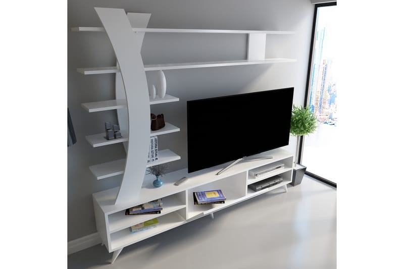 Hejde TV-Möbelset 180 cm - Vit - TV-möbelset