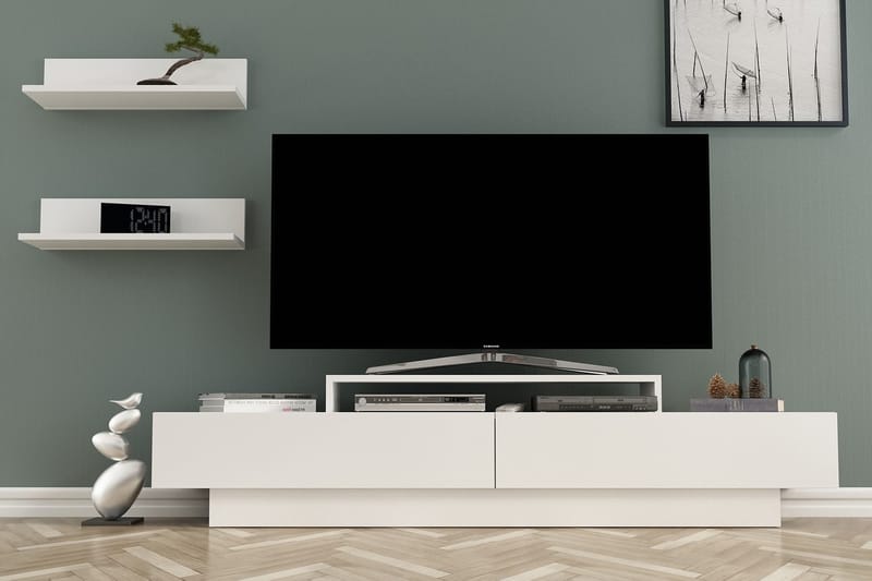 Hejde TV-Möbelset 180 cm - Vit - Möbler - Tv möbel & mediamöbel - TV-möbelset