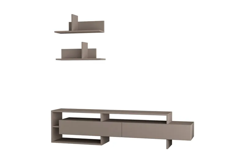 Homitis Tv-bänk med Vägghyllor - Trä - Möbler - Tv möbel & mediamöbel - TV-möbelset