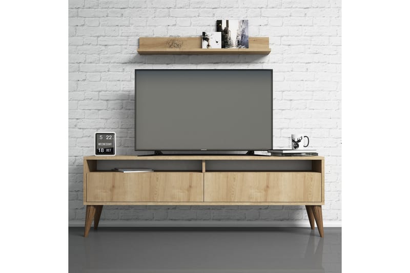 Hoptrup TV-Möbelset 150 cm - Ek - Möbler - Tv möbel & mediamöbel - TV-möbelset