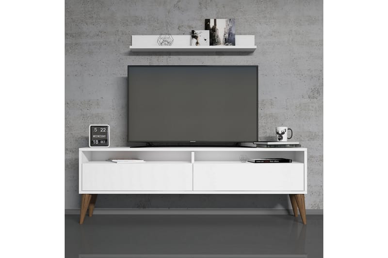 Hoptrup TV-Möbelset 150 cm - Extra Vit - Möbler - Tv möbel & mediamöbel - TV-möbelset