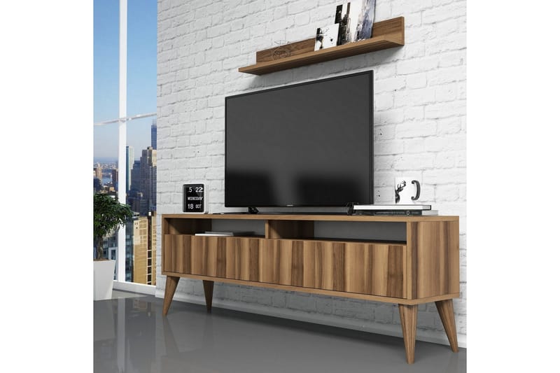 Hoptrup TV-Möbelset 150 cm - Valnöt/Brun - Möbler - Tv möbel & mediamöbel - TV-möbelset