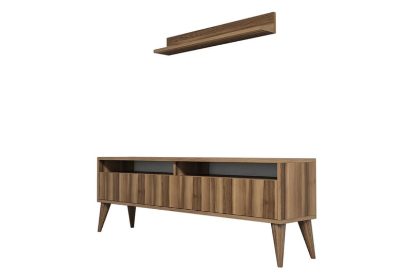 Hoptrup TV-Möbelset 150 cm - Valnöt/Brun - Möbler - Tv möbel & mediamöbel - TV-möbelset