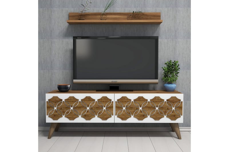 Hovdane TV-Möbelset 120 cm - Brun - Möbler - Tv möbel & mediamöbel - TV-möbelset