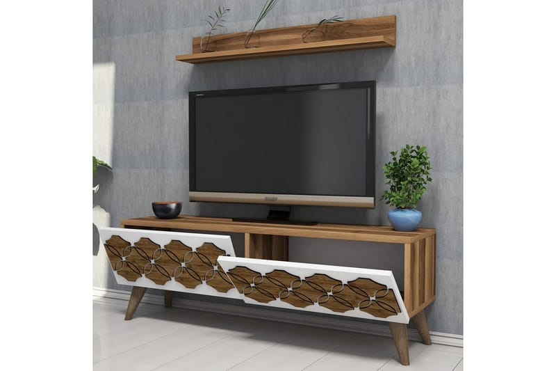 Hovdane TV-Möbelset 120 cm - Brun - TV-möbelset
