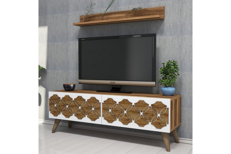 Hovdane TV-Möbelset 120 cm - Brun - Möbler - Tv möbel & mediamöbel - TV-möbelset