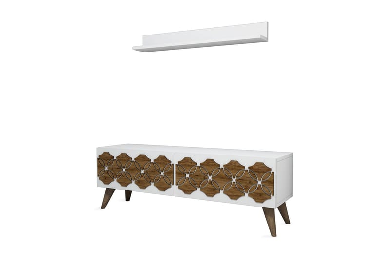 Hovdane TV-Möbelset 120 cm - Vit - Möbler - Tv möbel & mediamöbel - TV-möbelset