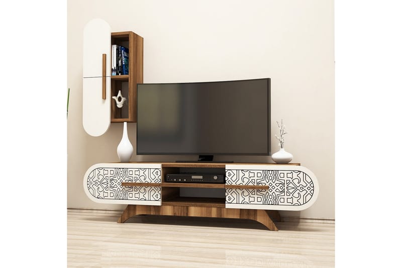 Hovdane TV-Möbelset 145 cm - Brun - Möbler - Tv möbel & mediamöbel - TV-möbelset