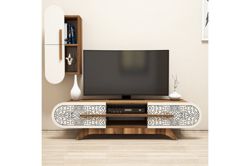 Hovdane TV-Möbelset 145 cm - Brun - Möbler - Tv möbel & mediamöbel - TV-möbelset