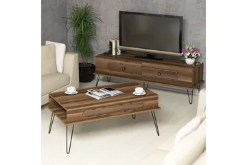Hovdane TV-Möbelset 145 cm - Brun - Möbler - Tv möbel & mediamöbel - TV-möbelset