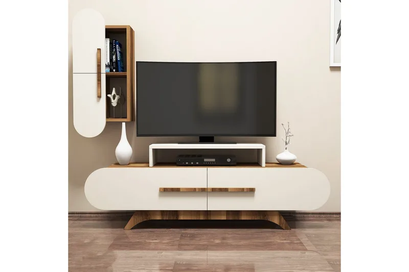 Hovdane TV-Möbelset 145 cm - Brun - Möbler - Tv möbel & mediamöbel - TV-möbelset