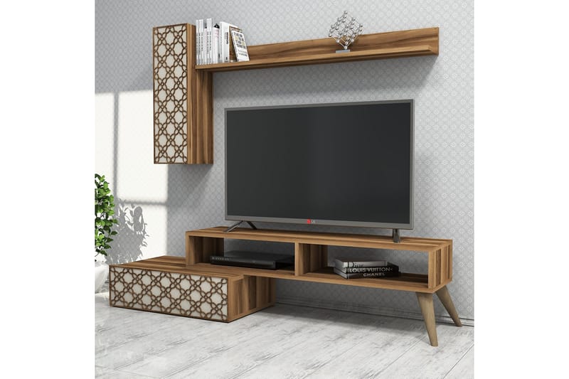 Hovdane TV-Möbelset 150 cm - Brun - Möbler - Tv möbel & mediamöbel - TV-möbelset