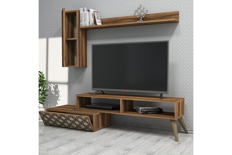 Hovdane TV-Möbelset 150 cm - Brun - TV-möbelset