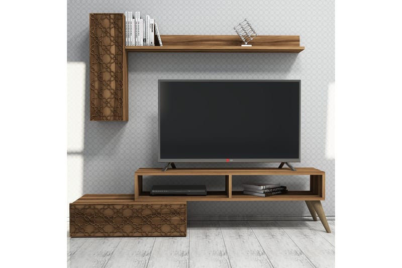 Hovdane TV-Möbelset 150 cm - Brun - Möbler - Tv möbel & mediamöbel - TV-möbelset