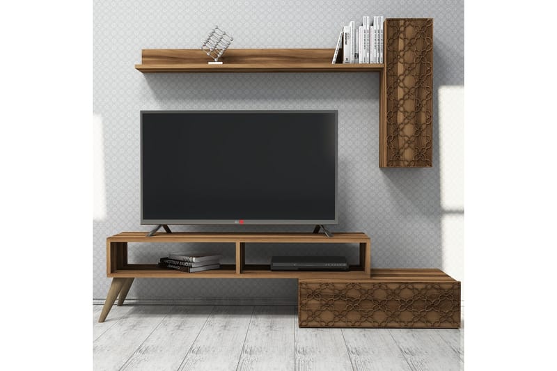 Hovdane TV-Möbelset 150 cm - Brun - Möbler - Tv möbel & mediamöbel - TV-möbelset