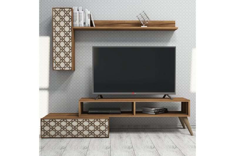Hovdane TV-Möbelset 150 cm - Brun - Möbler - Tv möbel & mediamöbel - TV-möbelset