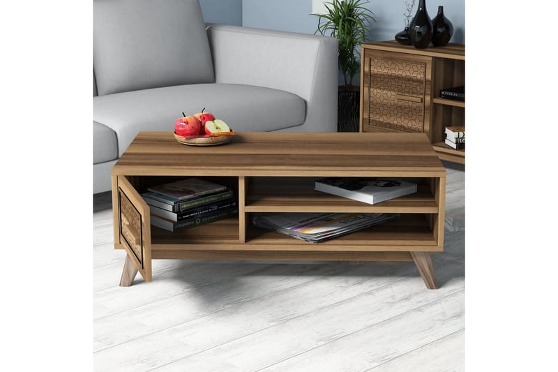 Hovdane TV-Möbelset 160 cm - Brun - Möbler - Tv möbel & mediamöbel - TV-möbelset