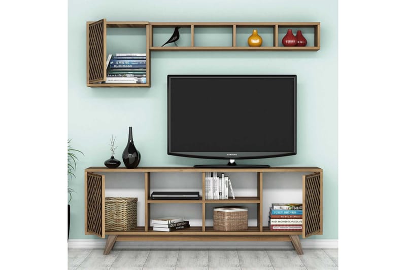 Hovdane TV-Möbelset 160 cm - Brun - Möbler - Tv möbel & mediamöbel - TV-möbelset