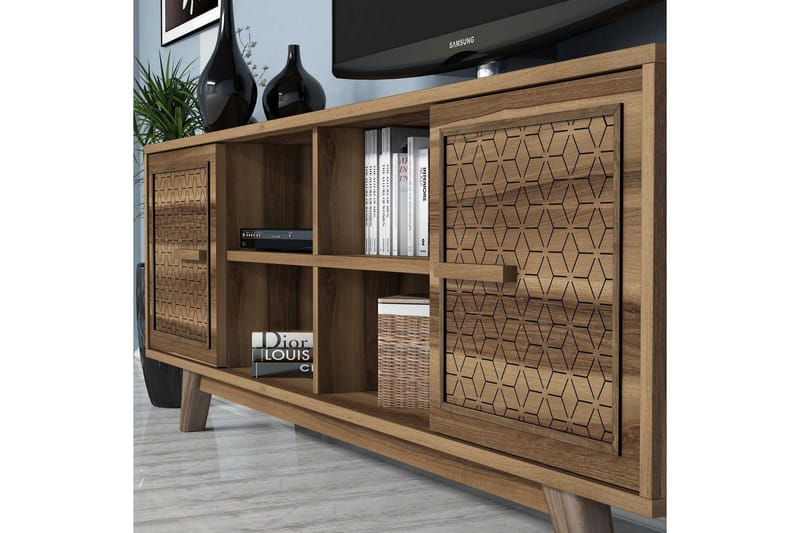 Hovdane TV-Möbelset 160 cm - Brun/Ek - Möbler - Tv möbel & mediamöbel - TV-möbelset