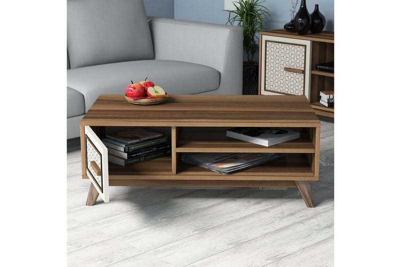 Hovdane TV-Möbelset 160 cm - Brun/Ek/Vit - Möbler - Tv möbel & mediamöbel - TV-möbelset