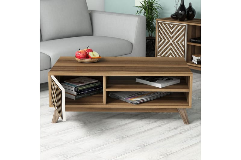 Hovdane TV-Möbelset 160 cm - Brun/Mönstrad - Möbler - Tv möbel & mediamöbel - TV-möbelset