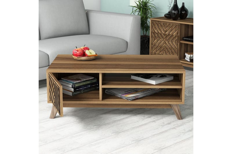 Hovdane TV-Möbelset 160 cm - Ek/Brun - Möbler - Tv möbel & mediamöbel - TV-möbelset