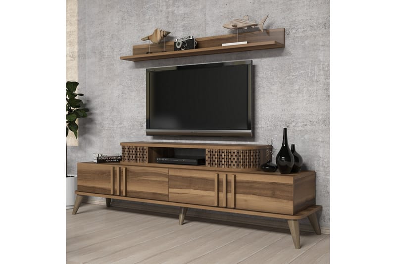 Hovdane TV-Möbelset 168 cm - Brun - Möbler - Tv möbel & mediamöbel - TV-möbelset