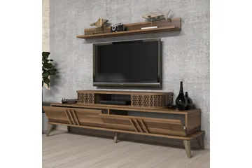 Hovdane TV-Möbelset 168 cm - Brun - Möbler - Tv möbel & mediamöbel - TV-möbelset