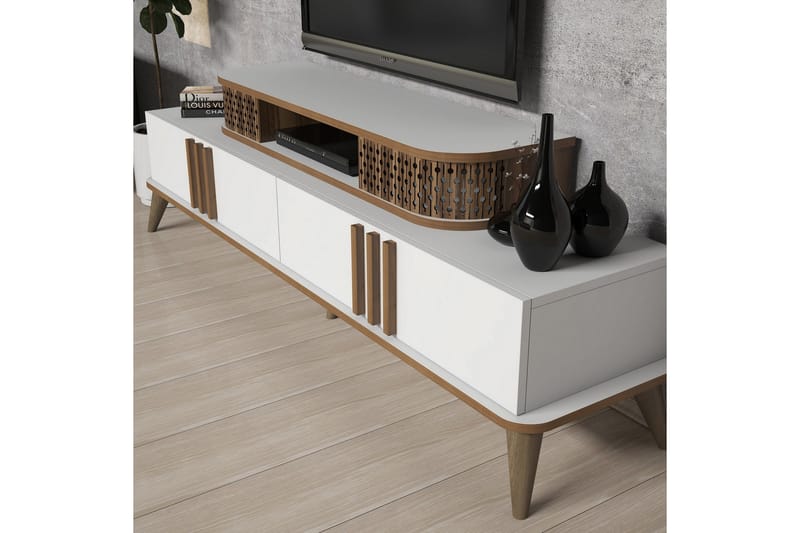 Hovdane TV-Möbelset 168 cm - Vit - Möbler - Tv möbel & mediamöbel - TV-möbelset