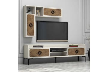 Hovdane TV-Möbelset 180 cm Brown/White - Möbler - Tv möbel & mediamöbel - TV-möbelset