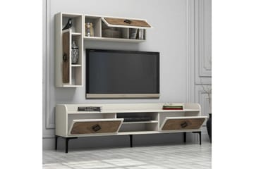Hovdane TV-Möbelset 180 cm Brown/White - Möbler - Tv möbel & mediamöbel - TV-möbelset