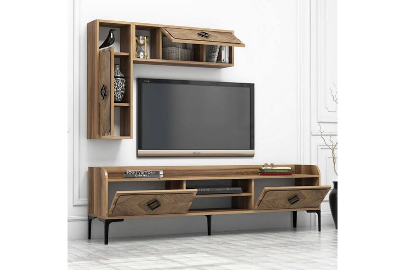 Hovdane TV-Möbelset 180 cm - Brun - Möbler - Tv möbel & mediamöbel - TV-möbelset