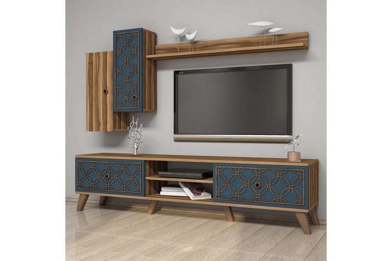 Hovdane TV-Möbelset 180 cm - Brun - Möbler - Tv möbel & mediamöbel - TV-möbelset